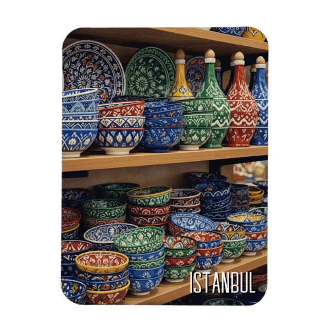 Turkiet Istanbul Grand Bazaar Magnet (Vertikal)