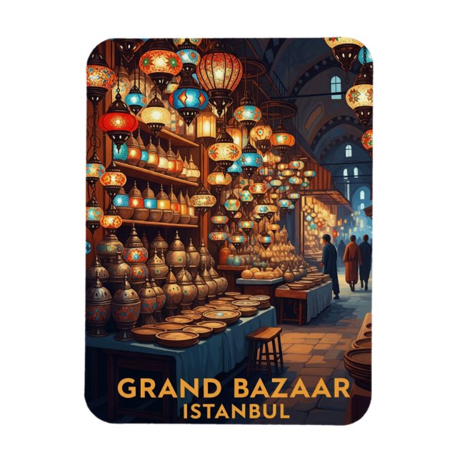 Turkiet Istanbul Grand Bazaar Magnet (Vertikal)