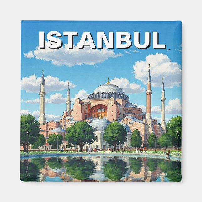 Turkiet Istanbul Hagia Sophia Magnet (Framsidan)