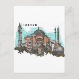 Turkiet Istanbul Hagia Sophia (vid St.K) Vykort