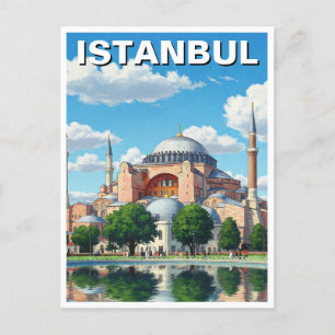 Turkiet Istanbul Hagia Sophia Vykort