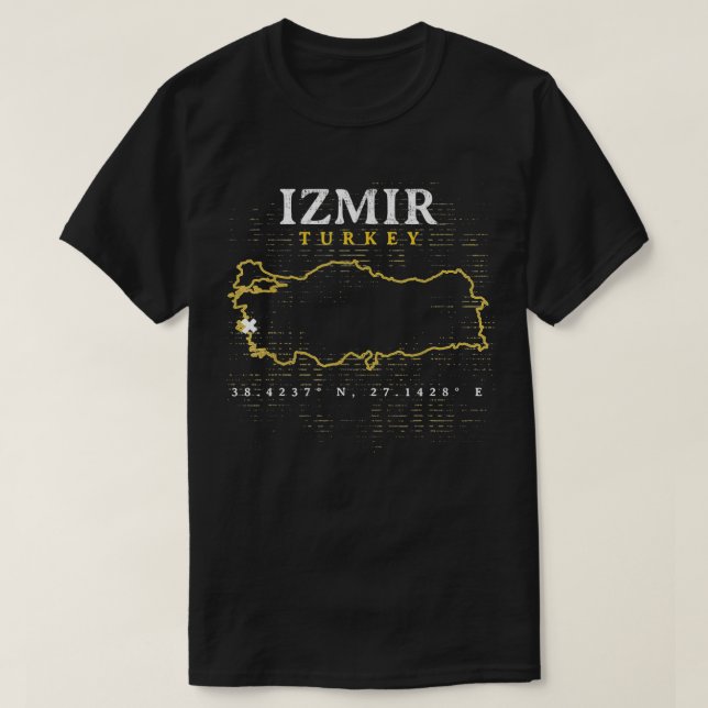 Turkiet Izmir T Shirt (Design framsida)