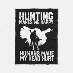 Turkiet Jakt gör att jag blir Lycklig Humans. Fleecefilt