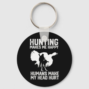 Turkiet Jakt gör att jag blir Lycklig Humans. Nyckelring