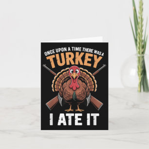 Turkiet Jakt på Pappa Son Hunter Animal Sarcastic  Kort