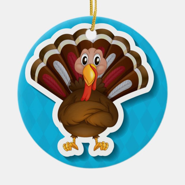 Turkiet Julgransprydnad Keramik (Framsidan)