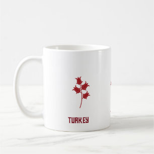 Turkiet Kaffe Mugg med tulpaner