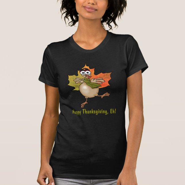 TURKIET kanadensarethanksgiving T-shirt (Framsida)