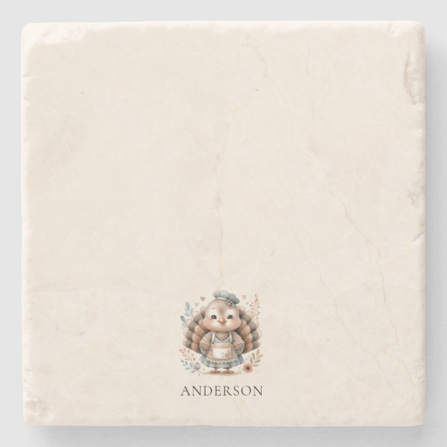 Turkiet Lägg till Namn Stenunderlägg (Framsidan)