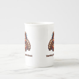 Turkiet läser bäst benporslin mugg