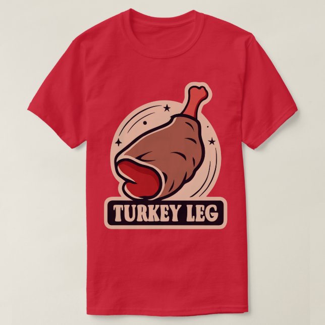 Turkiet Leg TShirt T Shirt (Design framsida)