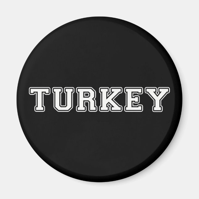 Turkiet Magnet (Framsidan)