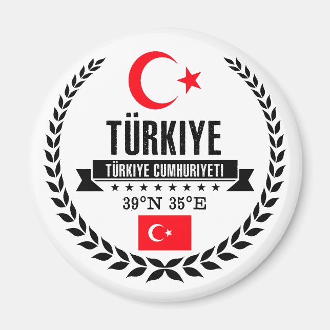 Turkiet Magnet (Framsidan)
