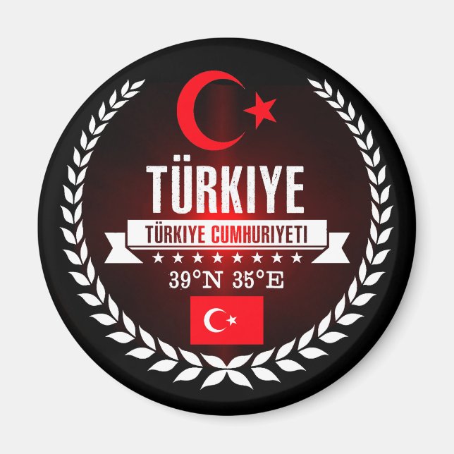 Turkiet Magnet (Framsidan)