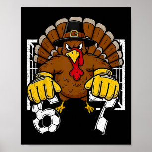 Turkiet Målvakt Fotboll 67 Sex Sju 6 7 Tackgivelse Poster