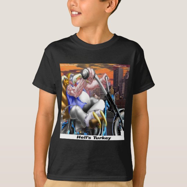 Turkiet MC-åkare Roligt T-shirt (Framsida)
