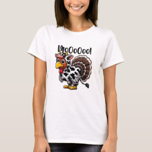 Turkiet Moo Funny Turkey Cow Thanksgiving T Shirt