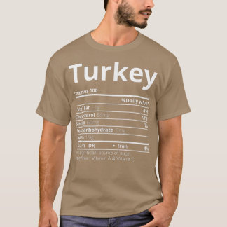 Turkiet Näringsfenomen Familjefynlig Thanksgiving  T Shirt