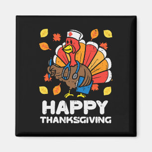 Turkiet Nurse Happy thanksgiving SCrub ICU ER RN M Magnet