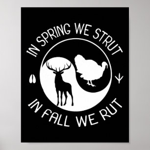 Turkiet och Hjort Hunter Poster