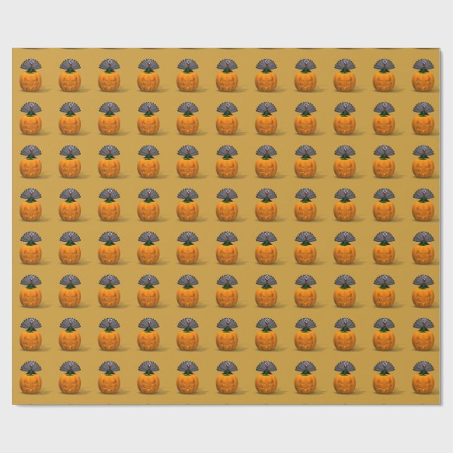 Turkiet och Pumpkin Presentpapper (Platt)