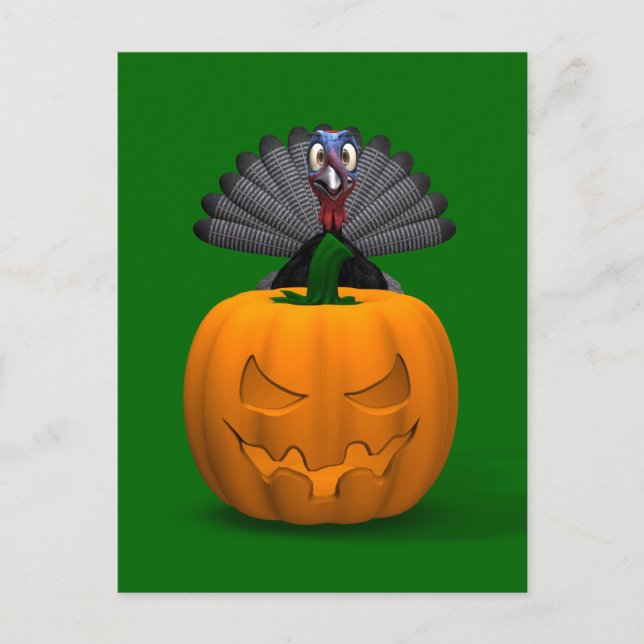 Turkiet och Pumpkin Vykort (Framsida)