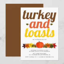 Turkiet och Tadest, moderna typografi Inbjudningar