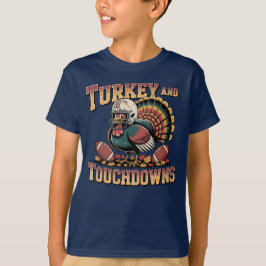 Turkiet och Touchdowns LUNT-shirt för fotbollsbarn T Shirt