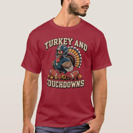 Turkiet och Touchdowns LUNT-shirt T Shirt