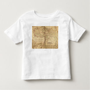 Turkiet Ottoman EmpirePanoramic MapTurkey T-shirt