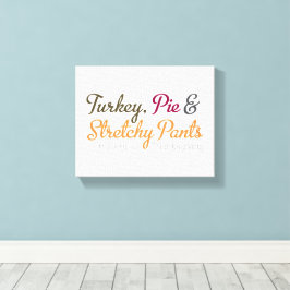 Turkiet, Paj och Stretchy Byxor Canvastryck