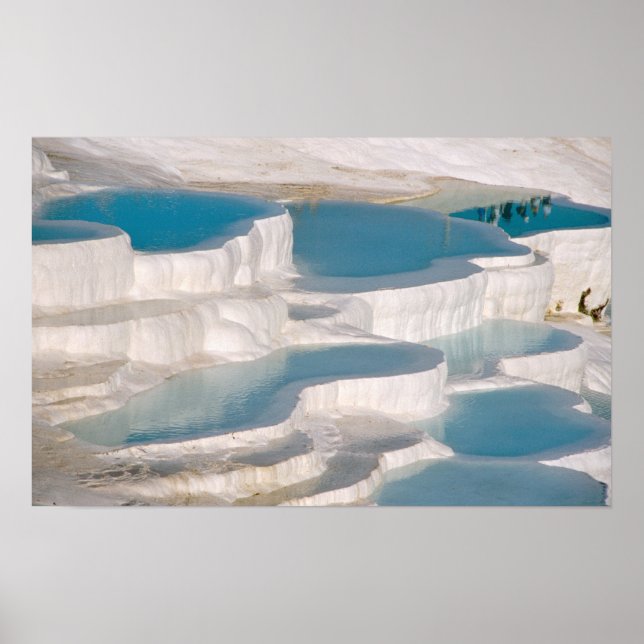 Turkiet, Pamukale Cotton Castle). Poster (Framsidan)