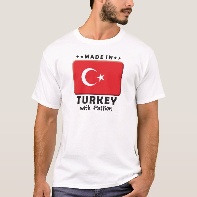 Turkiet passion tee shirt (Framsida)