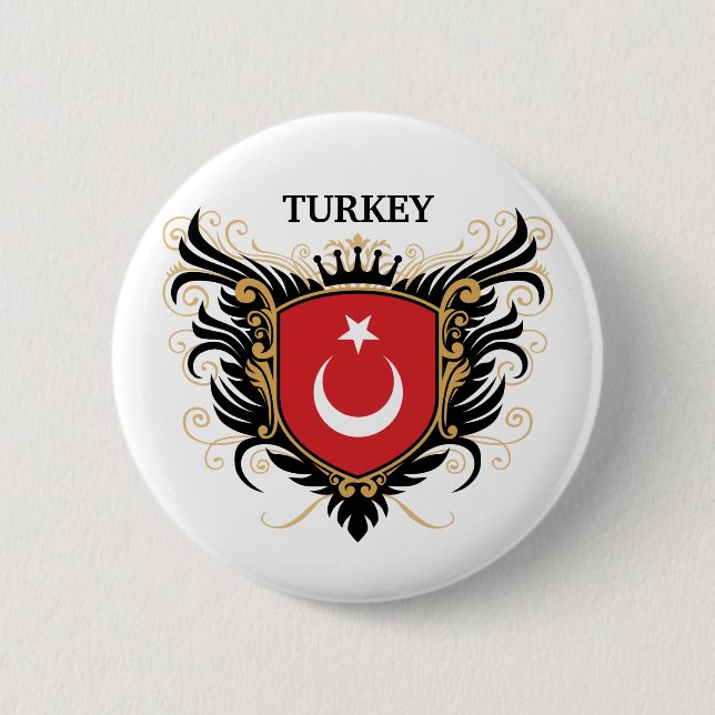 Turkiet [personifiera], knapp (Framsida)