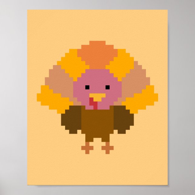 Turkiet - Pixel Art Poster (Framsidan)