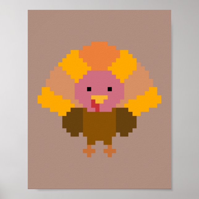 Turkiet - Pixel Art Poster (Framsidan)