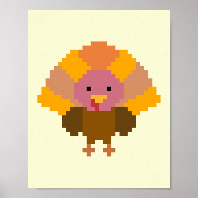 Turkiet - Pixel Art Poster (Framsidan)