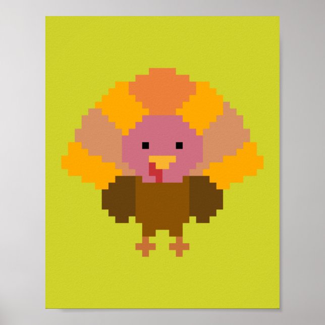 Turkiet - Pixel Art Poster (Framsidan)