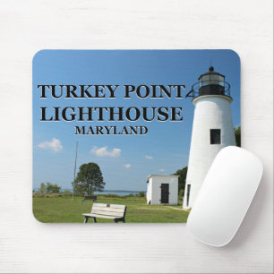 Turkiet Point fyr, Maryland Mousepad Musmatta
