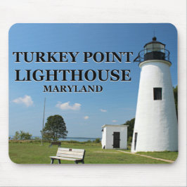 Turkiet Point fyr, Maryland Mousepad Musmatta