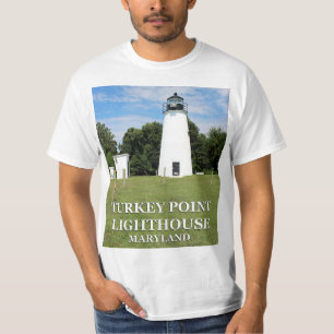 Turkiet Point fyr, Maryland T-Shirt