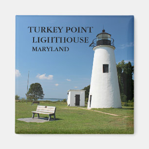 Turkiet Point Lighthouse, Maryland Magnet