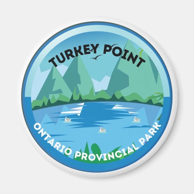 Turkiet Point Ontario Provinspark Magnet (Framsidan)