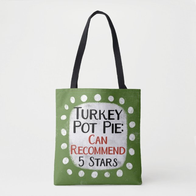 Turkiet Pot Paj Review 5 Stars Tote Bag Tygkasse (Framsida)