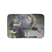 Turkiet Poult och kattbadmatta