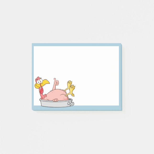 Turkiet redo för middag post-it block (Framsida)