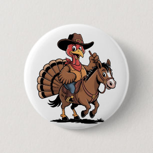 Turkiet Riding a Horse CowboyTurkiet thanksgiving Knapp
