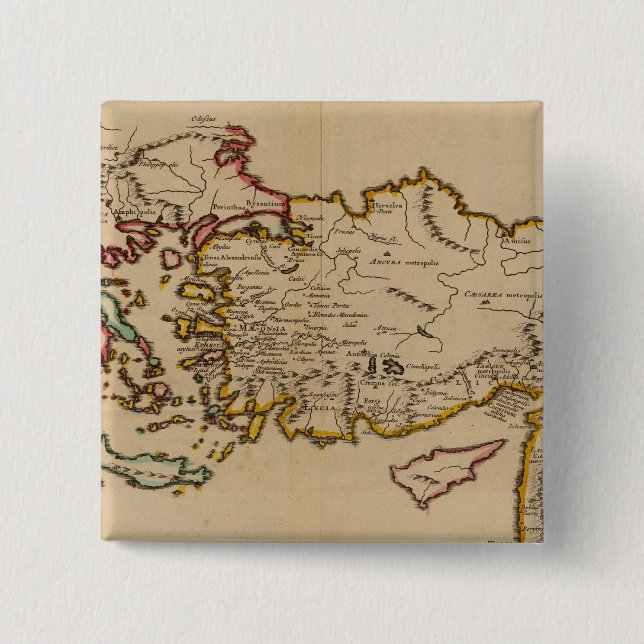 Turkiet, Rom, Grekland Knapp (Framsida)
