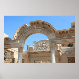 Turkiet, Selcuk Ancient City Ephesus Poster