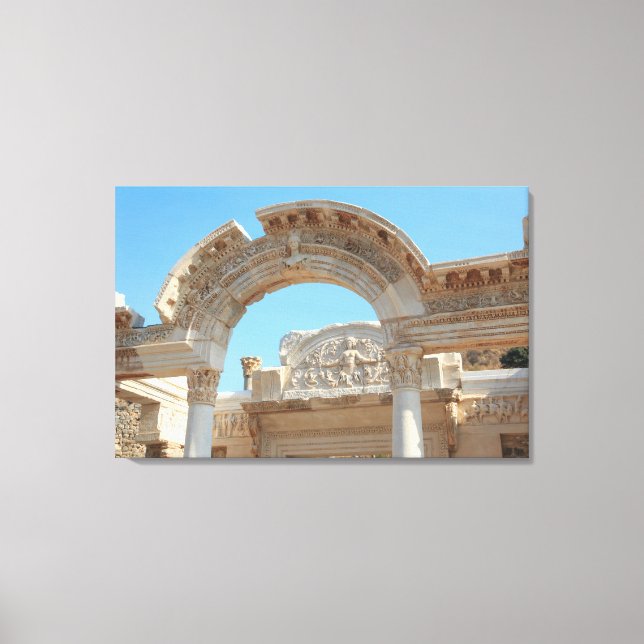 Turkiet, Selcuk | Antikstaden Efesos Canvastryck (Framsida)